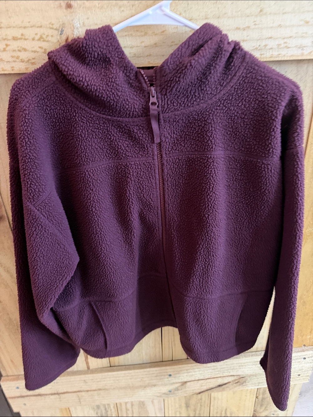 Zella Hooded Puffer Jacket - Plum